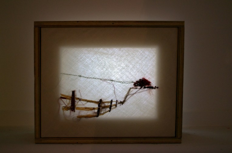 Embroidered light boxes